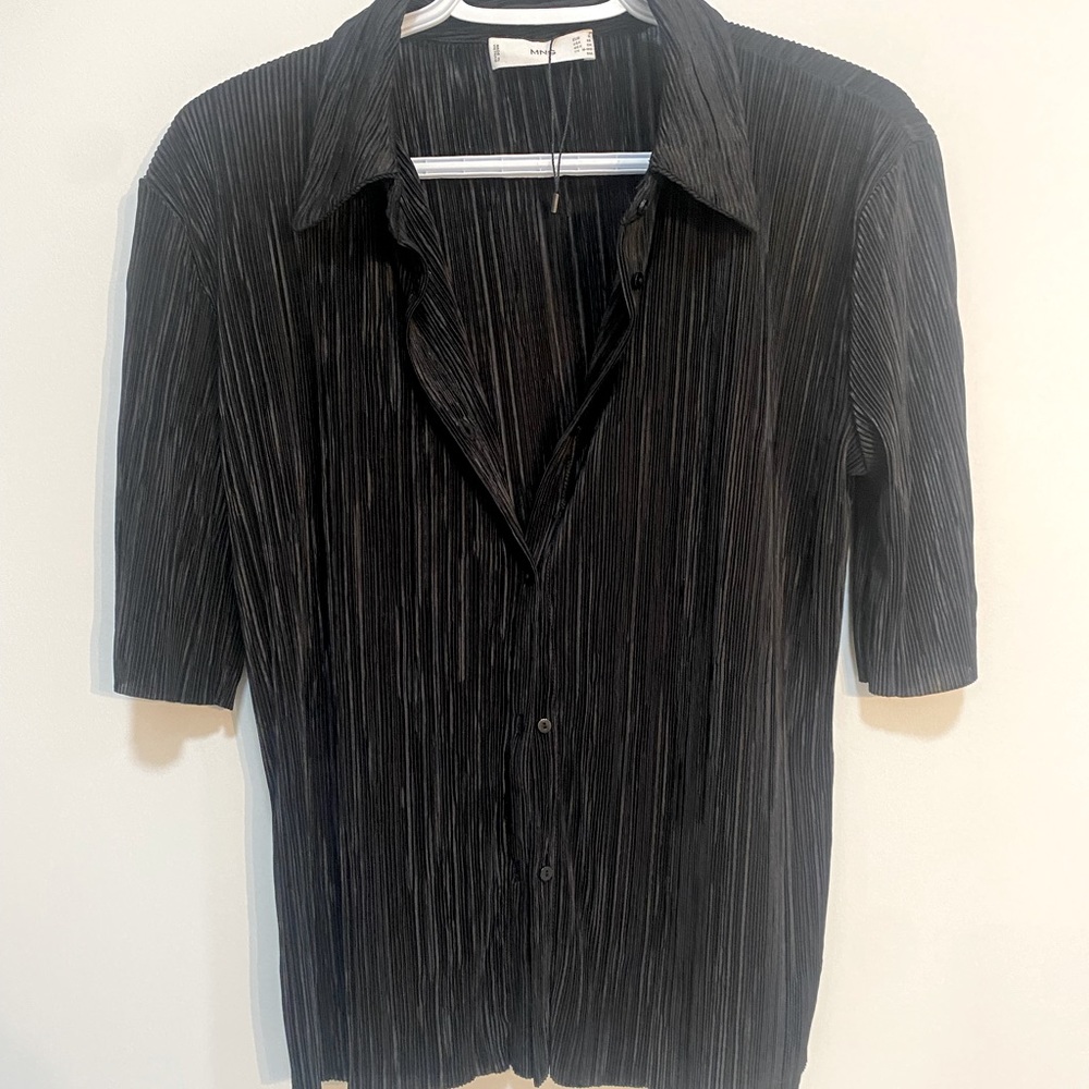 Mango crinkle blouse
